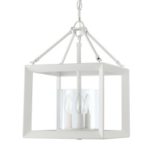 Golden 2073-M3 NWT-CLR - Golden Lighting Smyth 3-light Chandelier in Natural White